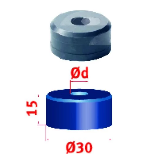 Metallkraft körkivágó matrica Nr.45 Ø 15,2mm