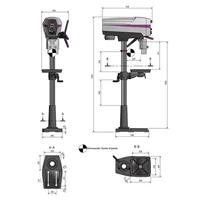 OPTIdrill DP 26-F (230V) Oszlopos fúrógép