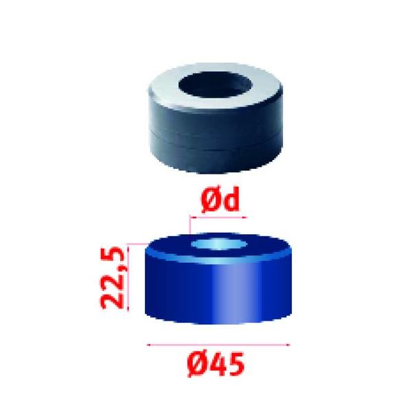 Metallkraft körkivágó matrica Nr.45 Ø 22.2 mm